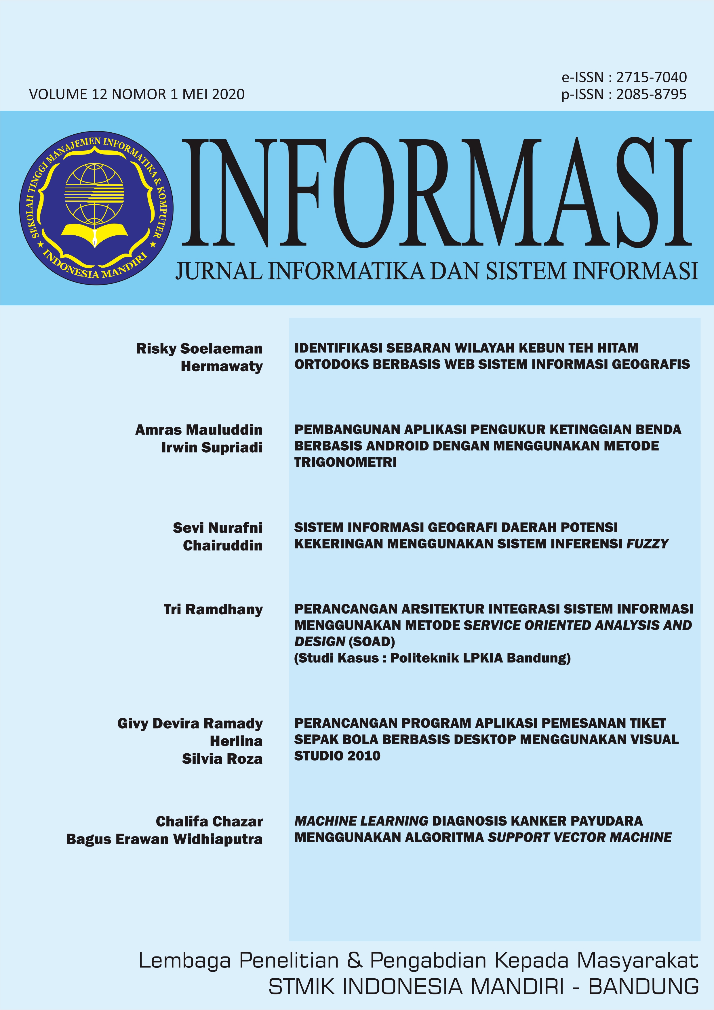 Perancangan Arsitektur Integrasi Sistem Informasi Menggunakan Metode ...